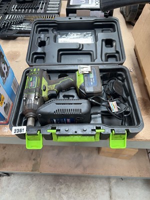 Lot 2361 - Cased Sealey 18V cordless impact wrench with...