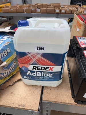 Lot 2364 - 10L tub of Redex AdBlue