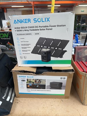 Lot 2381 - Boxed Anker Solix expansion battery with Anker...