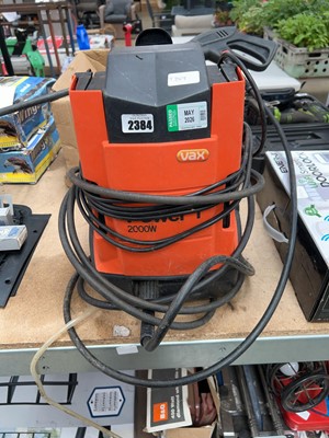 Lot 2384 - Vax 2000W pressure washer