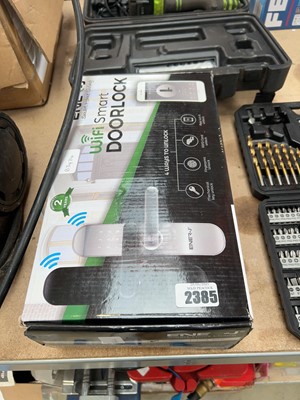 Lot 2385 - Boxed Wi-Fi smart door lock
