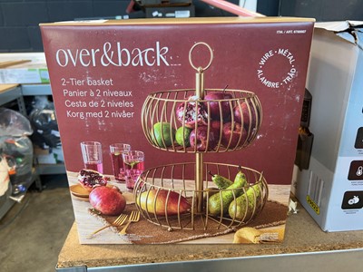 Lot 1446 - Over & Back 2 tier basket