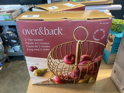 Lot 1447 - Over & Back 2 tier basket
