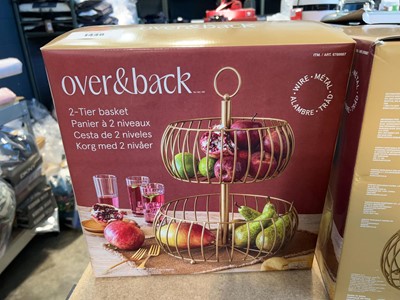 Lot 1448 - Over & Back 2 tier basket
