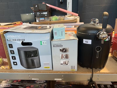 Lot 1449 - Ambiano air fryer, Ambiano stainless steel...
