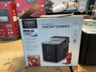 Lot 1453 - Boxed and unboxed The Ice Chef Compact ice...
