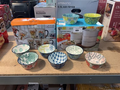 Lot 1465 - Qty of Kirkland Signature microwaveable bowls,...