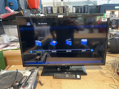 Lot 1492 - Logitech 32" TV with built in DVD player and...