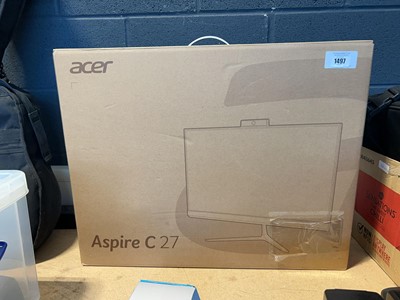 Lot 1497 - Aspire C27 monitor in box