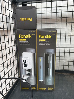 Lot 2419 - 2 Franttik Nex S1 Pro electric cordless...