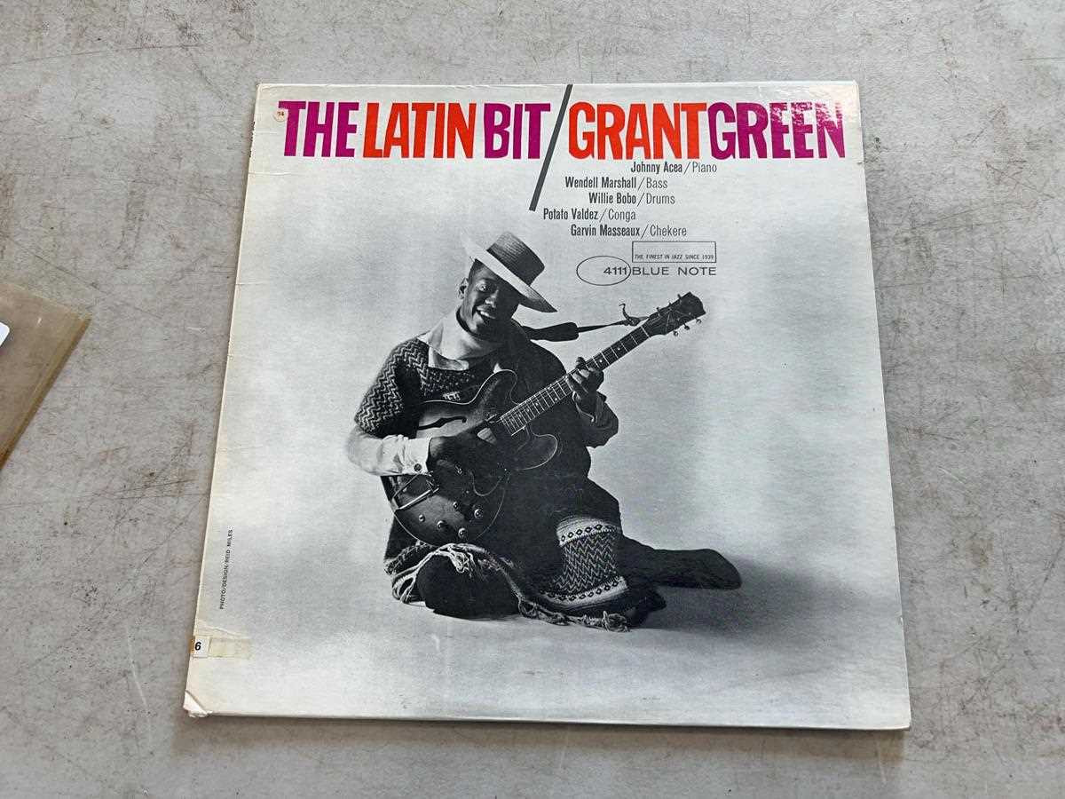 Lot 1103 - The Latin Bit by Grant Green on a blue note...