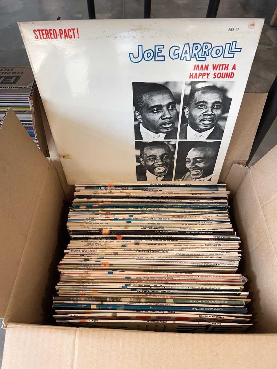 Lot 1104 - Box of vinyl mainly Jazz albums to include...