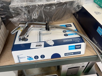 Lot 2443 - 2 Grohe Start chrome basin mixers (1 boxed, 1...