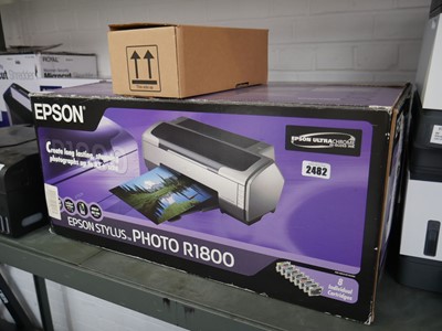 Lot 2482 - Boxed Epson Stylus Photo 1800 printer and box...