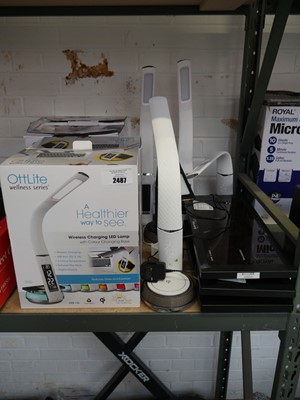 Lot 2487 - 4 boxed and 5 unboxed OttLite wireless...