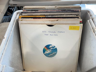 Lot 1113 - Small box of albums and 12" singles to include...