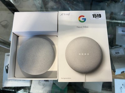 Lot 1519 - Google Nest Mini 2nd Generation