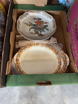 Lot 1313 - Box of 3 ceramic platters