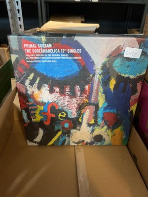 Lot 1316 - Primal Scream 12" singles collection with box...
