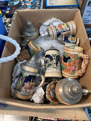 Lot 1326 - Box of steins