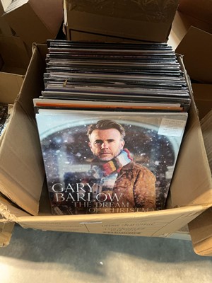 Lot 1337 - Box of 12" vinyl records incl. Gary Barlow and...