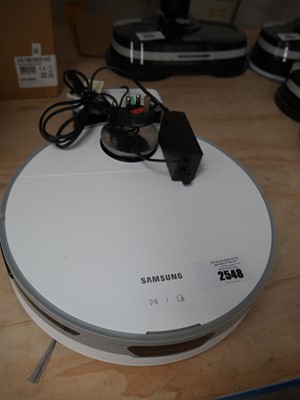 Lot 2548 - Samsung robotic vacuum cleaner with docking...