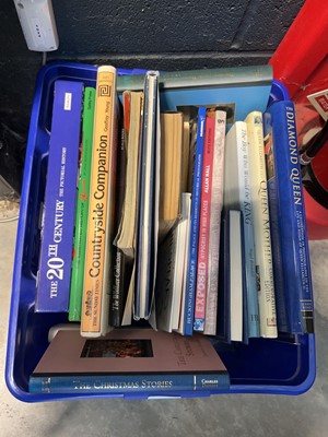 Lot 1346 - Box of hardback books