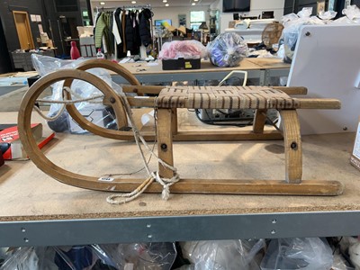Lot 1244 - Vintage sleigh