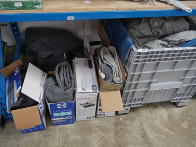 Lot 2595 - Pallet of tent parts with quantity of boxed...
