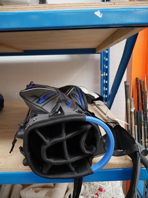 Lot 2600 - Langridge blue and black golf bag