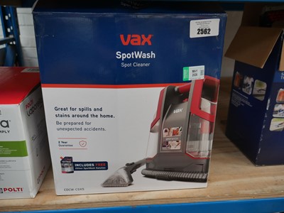 Lot 2562 - VAX Spot Wash portable upholstery and carpet...