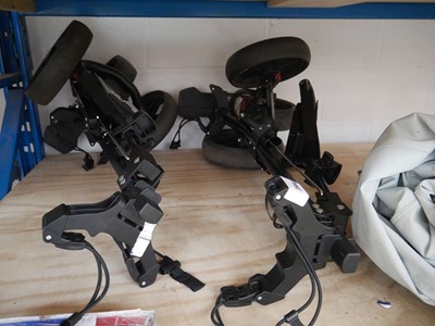Lot 2604 - 2 Tri 3 wheel golf trollies