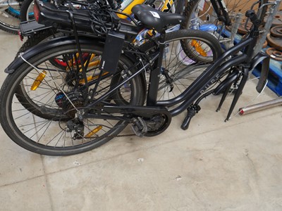 Lot 2578 - Ladies PURE electric town cycle in black with...