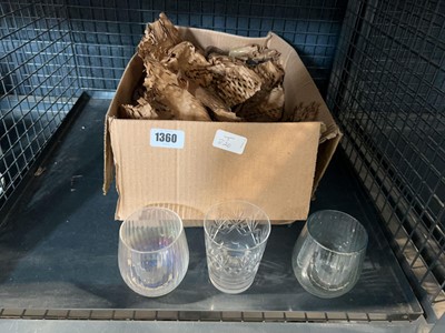 Lot 1360 - Quantity of drinking glasses in various sizes...