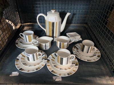 Lot 1361 - Mid Winter fine tableware coffee service with...