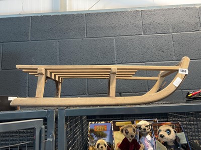 Lot 1368 - Wooden sled