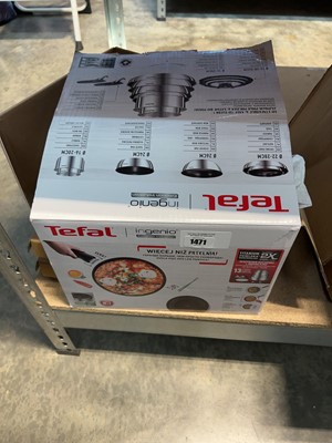 Lot 1471 - Boxed Tefal ingenio stackable pans