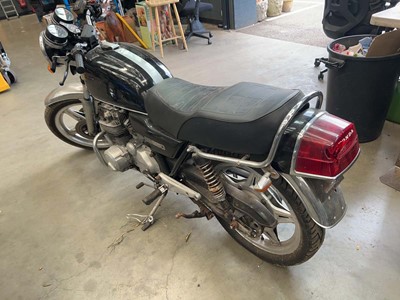 Lot (PJU 388W) 1981 Honda CB650 motorbike in black,...