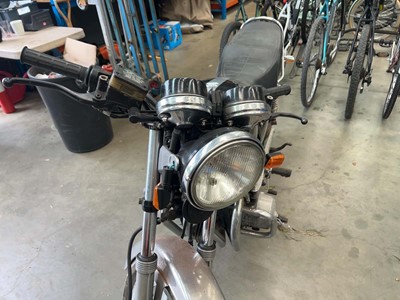 Lot (PJU 388W) 1981 Honda CB650 motorbike in black,...
