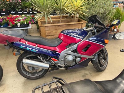 Lot 4014 - (J359 BJN) 1992 Kawasaki ZX-6 (ZZR600)...