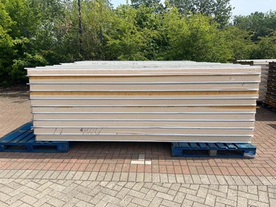 Lot 4293 - 3 pallets of insulated roofing sheets approx....