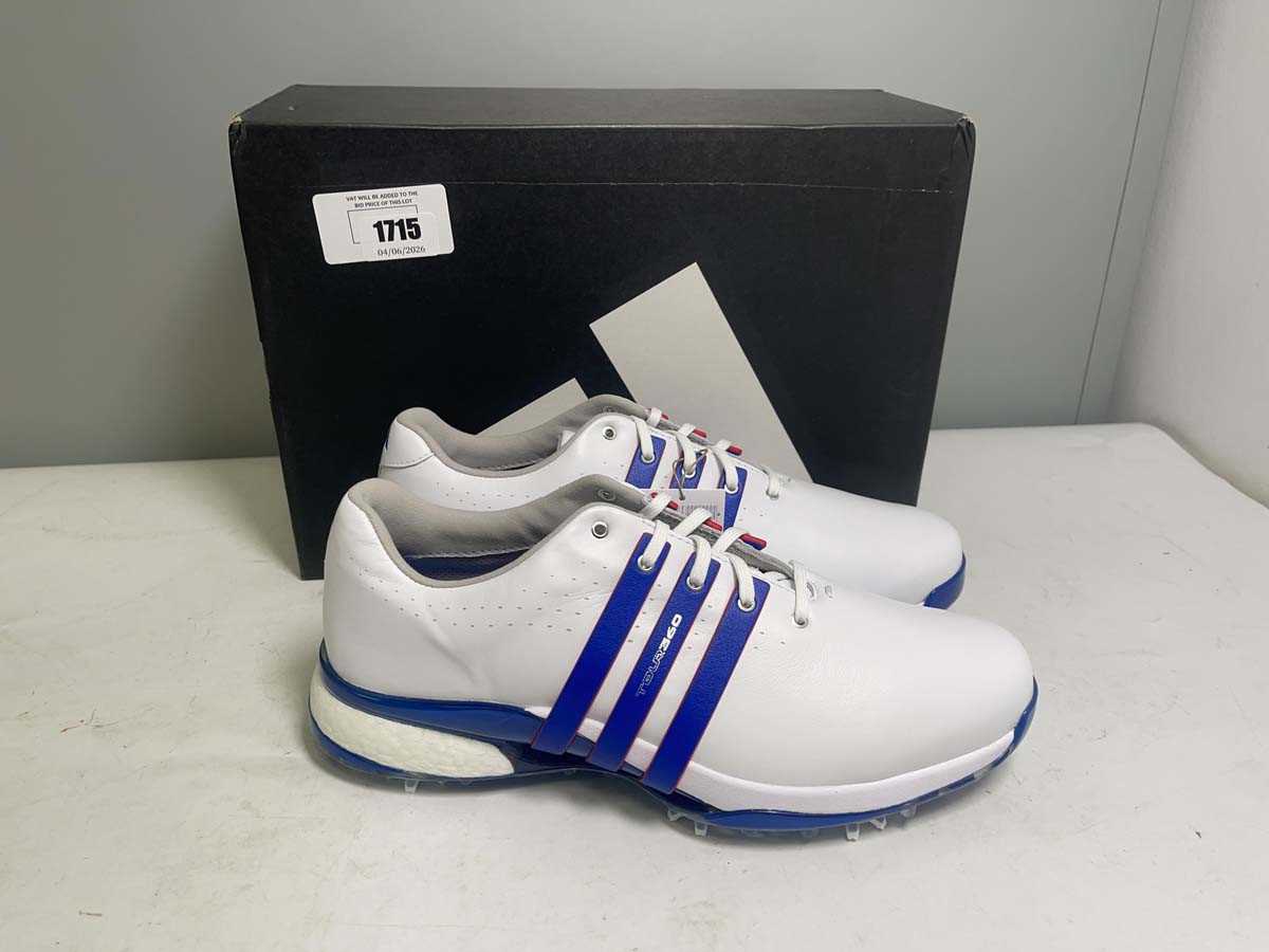 Lot Adidas Golf UK10 tour360 24 trainers in white -...