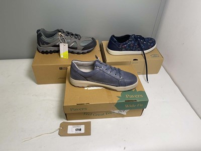 Lot 3x Boxed pairs of trainers to include Cosyfeet...