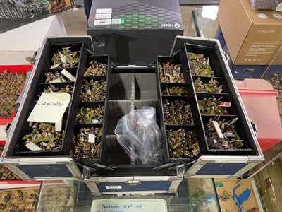 Lot 2176 - Warhammer/War Gaming: Carry case containing...