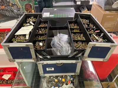 Lot 2176 - Warhammer/War Gaming: Carry case containing...