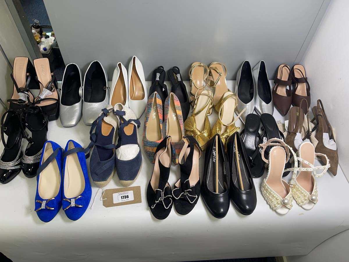 Lot 17x Pairs of high heels to include Dream Pairs,...