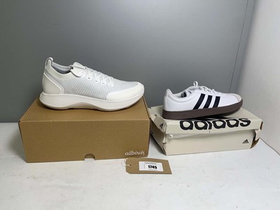 Lot 2x Boxed pairs of trainers to include Adidas...