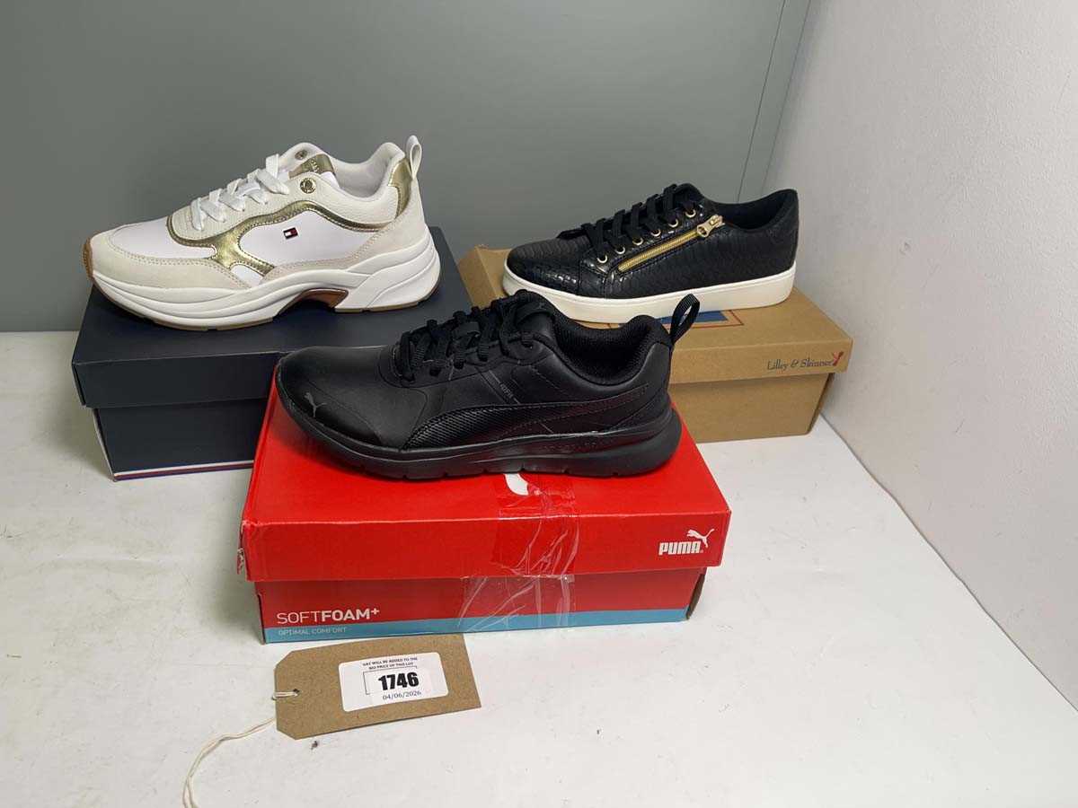 Lot 3x Boxed pairs of trainers to include Lilley &...
