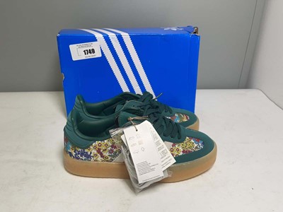 Lot Adidas UK6.5 samba trainers in teal - boxed