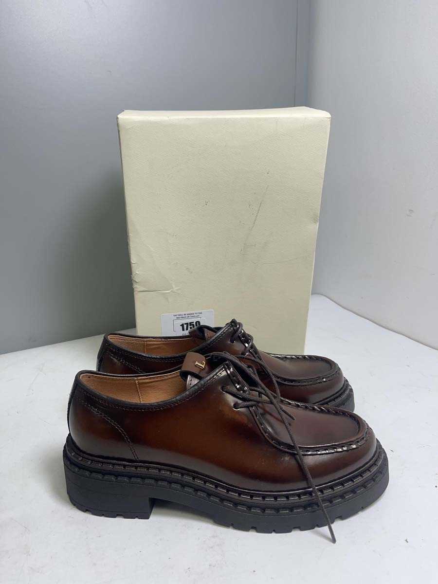 Lot Lounge UK5 etta lace-up chunky loafer shoes in...